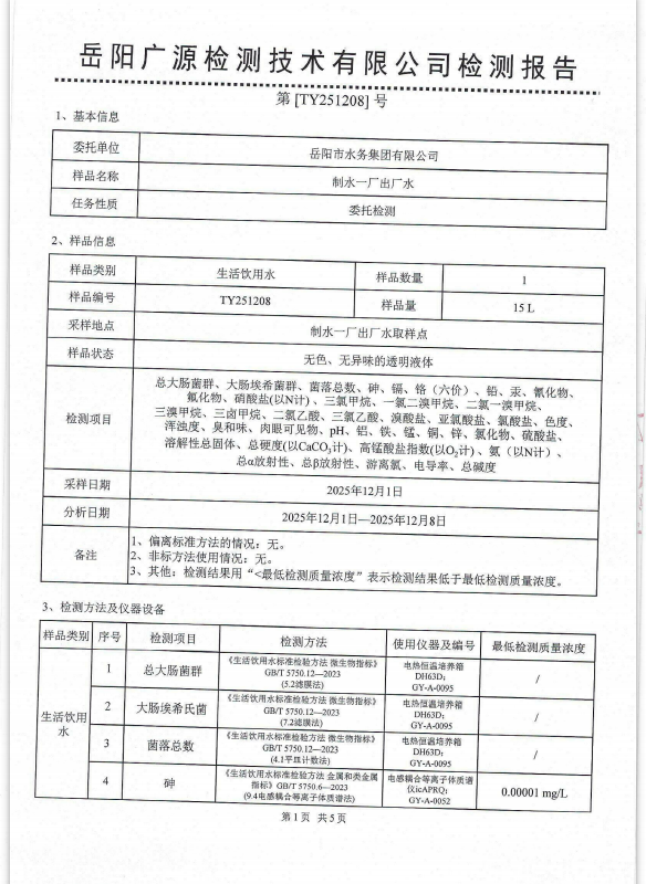 2025��12��������ˮ���ų���ˮˮ�ʼ���±���